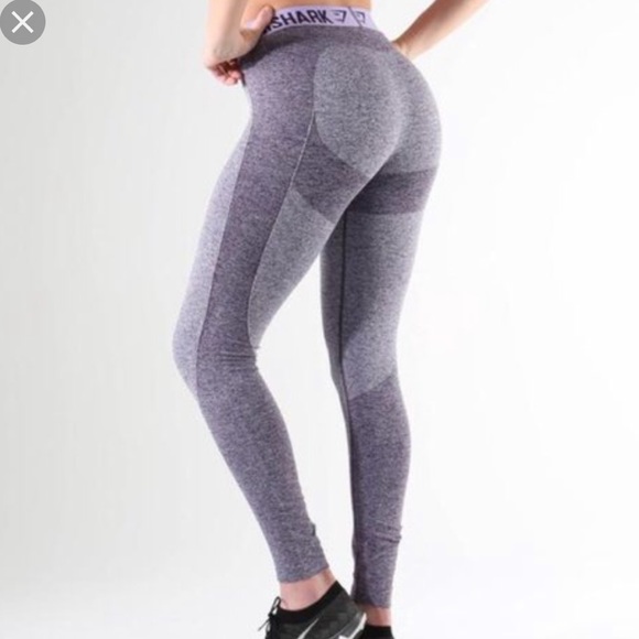 AVAILABLE - Gymshark Purple Flex Leggings 🦈 - Picture 2 of 3